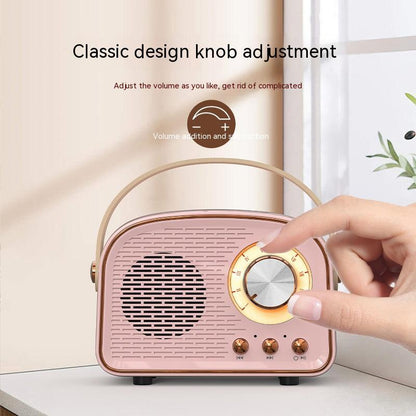 Retro Radio Portable Card Wireless Bluetooth Speaker